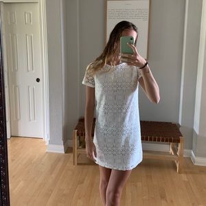 White lace dress